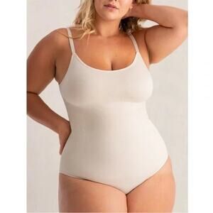 SHAPERMINT ESSENTIALS NIP $50 All Day Every Day Scoop Neck Bodysuit 3XL